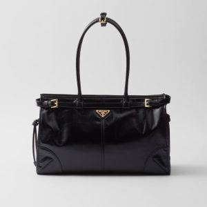 Prada Bonnie Large Leather Handbag
