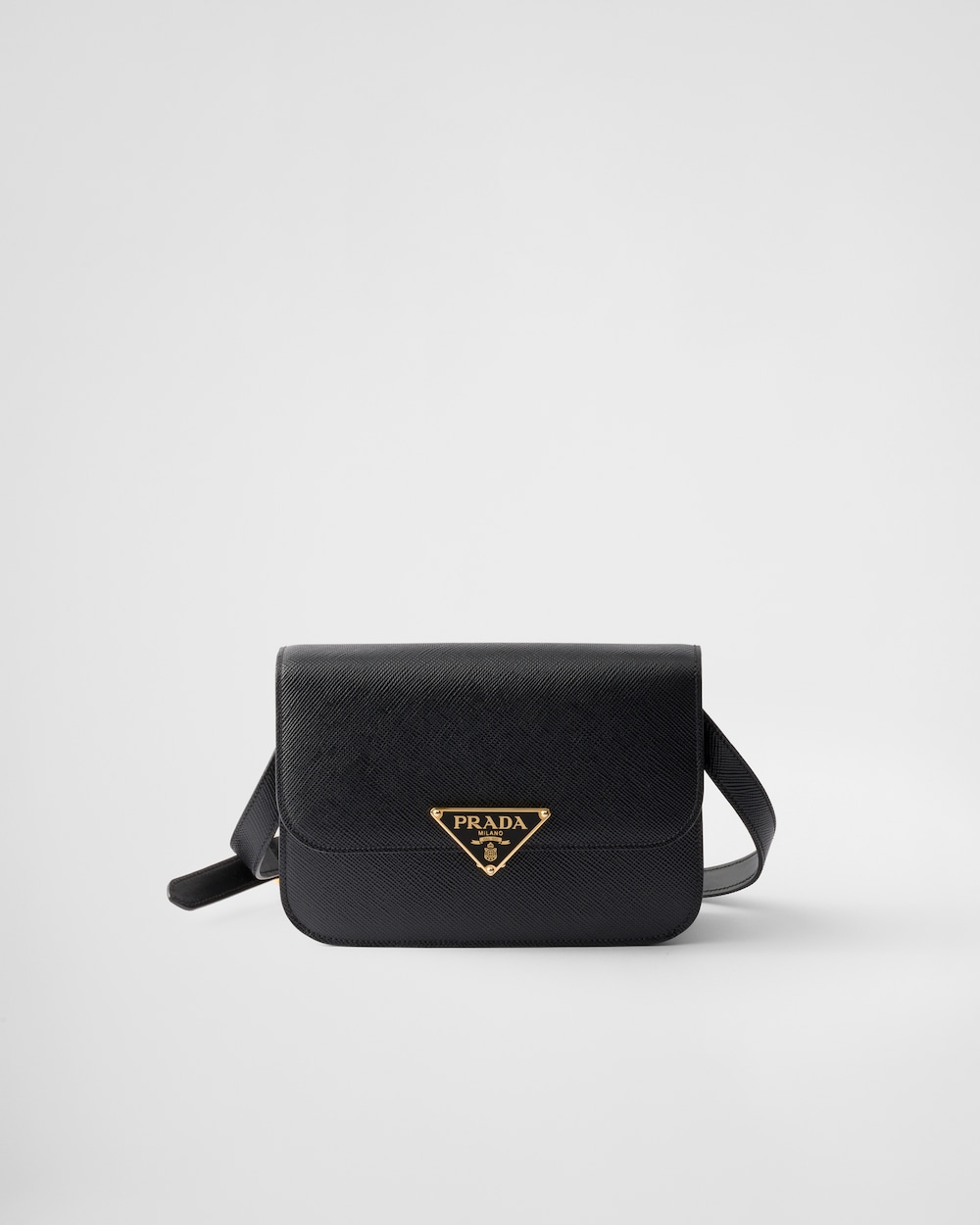 Saffiano Leather Flap Shoulder Bag - Image 3