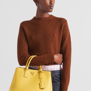 Large Prada Galleria Leather Bag