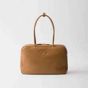 Large Leather Top-Handle Bag