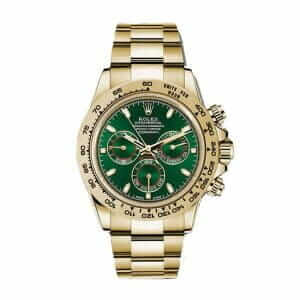 rolex-daytona-green-dial-yellow-gold-oyster-replica