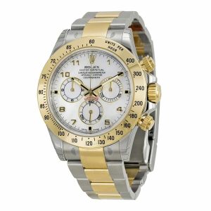 Rolex Daytona Two-Tone 116523 “White Dial” Authentic Super Replica