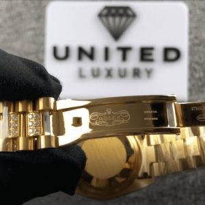 Rolex Day-Date 118348 “Iced Out” Deluxe Clone 1:1