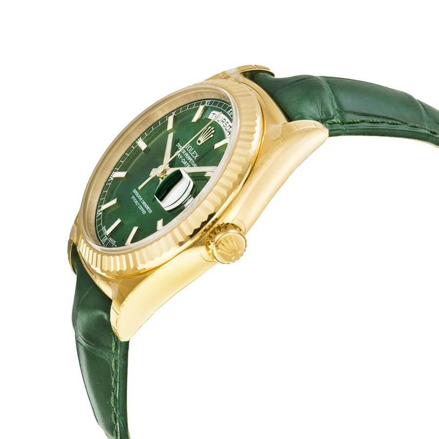 Rolex Day-Date 118138-0003 “Green Dial” Superior Replica