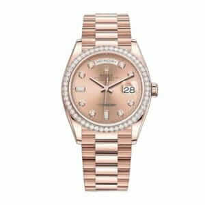 Rolex Day-Date 128345PDP "Pink Diamond" Super Clone Exceptional Replica 1:1