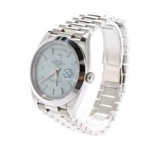 Rolex Day-Date 228206 "Ice Blue Baguette" Premium Duplicate - Image 2