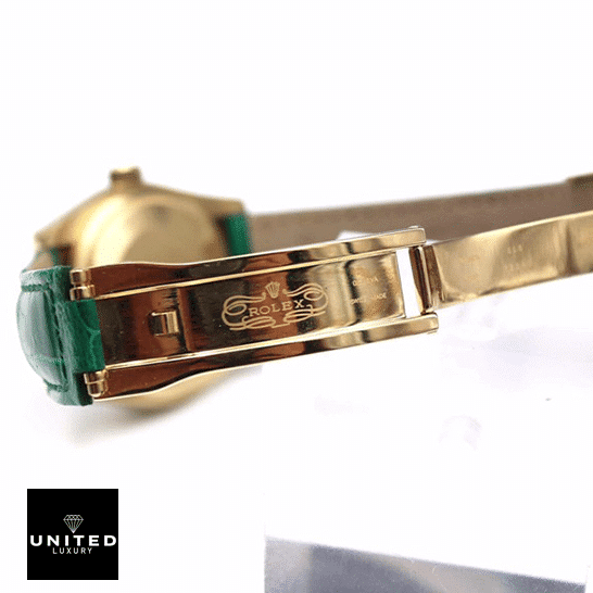 Rolex Day-Date 118138-0003 "Green Dial" Superior Replica rolex day date118138 0003 replica clasp Rolex Day-Date 118138-0003 Replica Green Bracelet open Fold Clasp