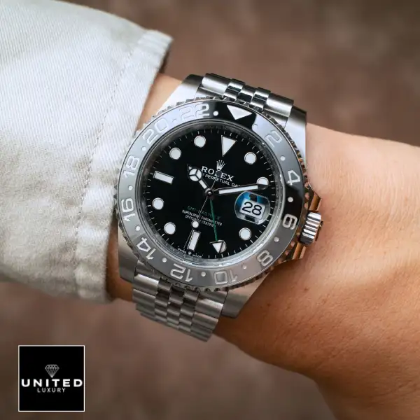 Rolex GMT-Master II 126710GRNR "Bruce Wayne" Deluxe Copy Quality rolex gmt master ii bruce wayne replica