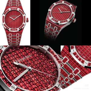 Audemars Piguet Royal Oak series with rainbow diamonds