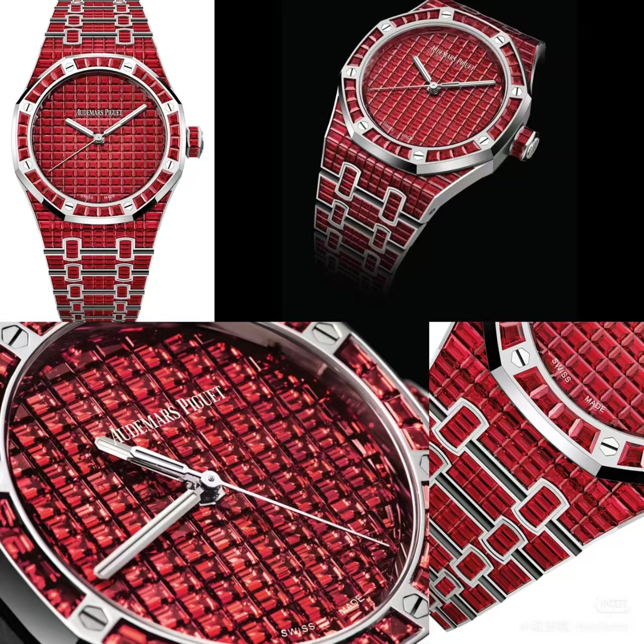 Audemars Piguet Royal Oak series with rainbow diamonds