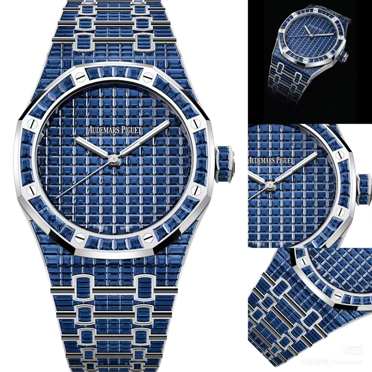 Audemars Piguet Royal Oak series with rainbow diamonds - Image 3